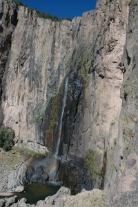 Basaseachi Falls (halfway down)