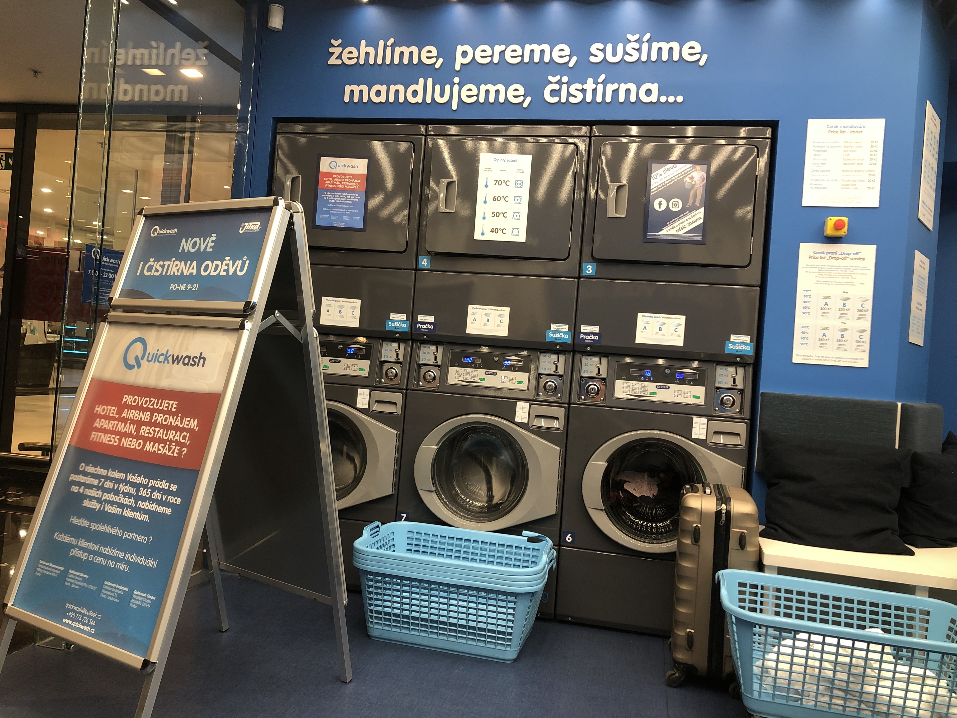 laundromat in Prague